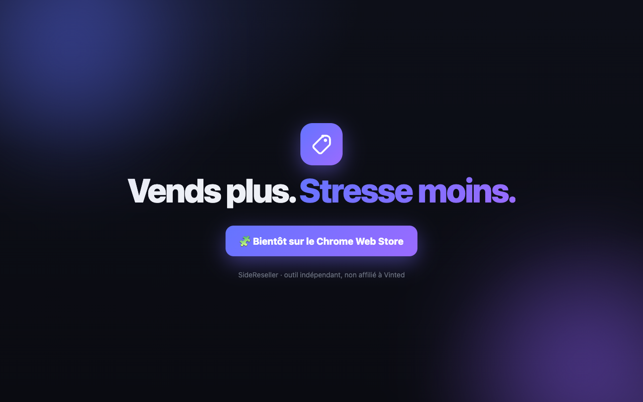 Vends plus, stresse moins